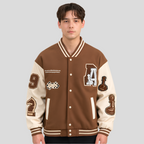 Herren Vintage-Jacke mit gestickten Aufnähern - Sam