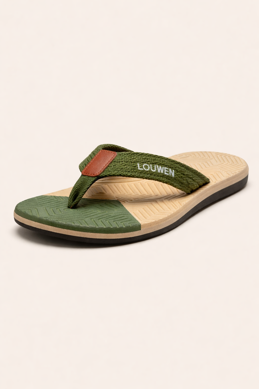 Herren-Sandalen mit strukturierter Sohle und Riemen - Peter