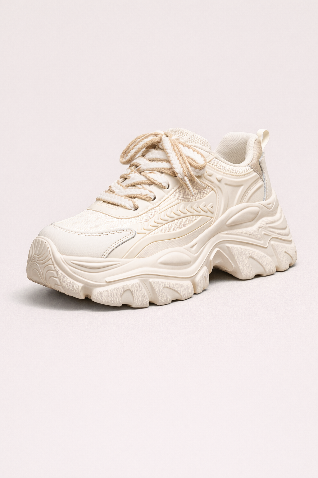 Damen Freizeit-Tennisschuhe mit festem Plateau - Gaia