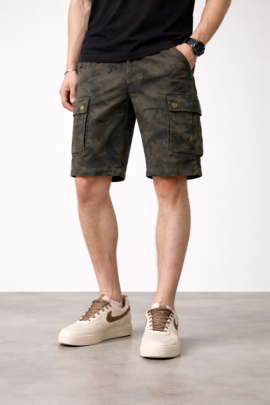 Herren Cargo-Shorts mit Seitentaschen - Ranger