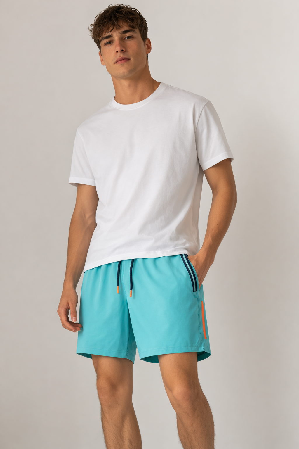 Leichte Sportshorts mit Kordelzug für Männer - Kylian