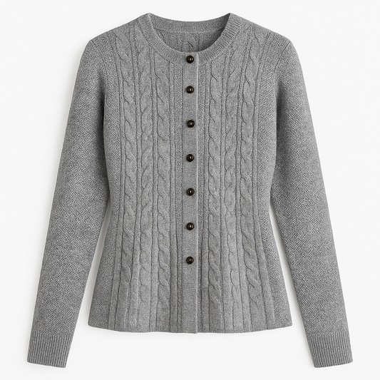 Geflochtene Strickjacke - Marivonne