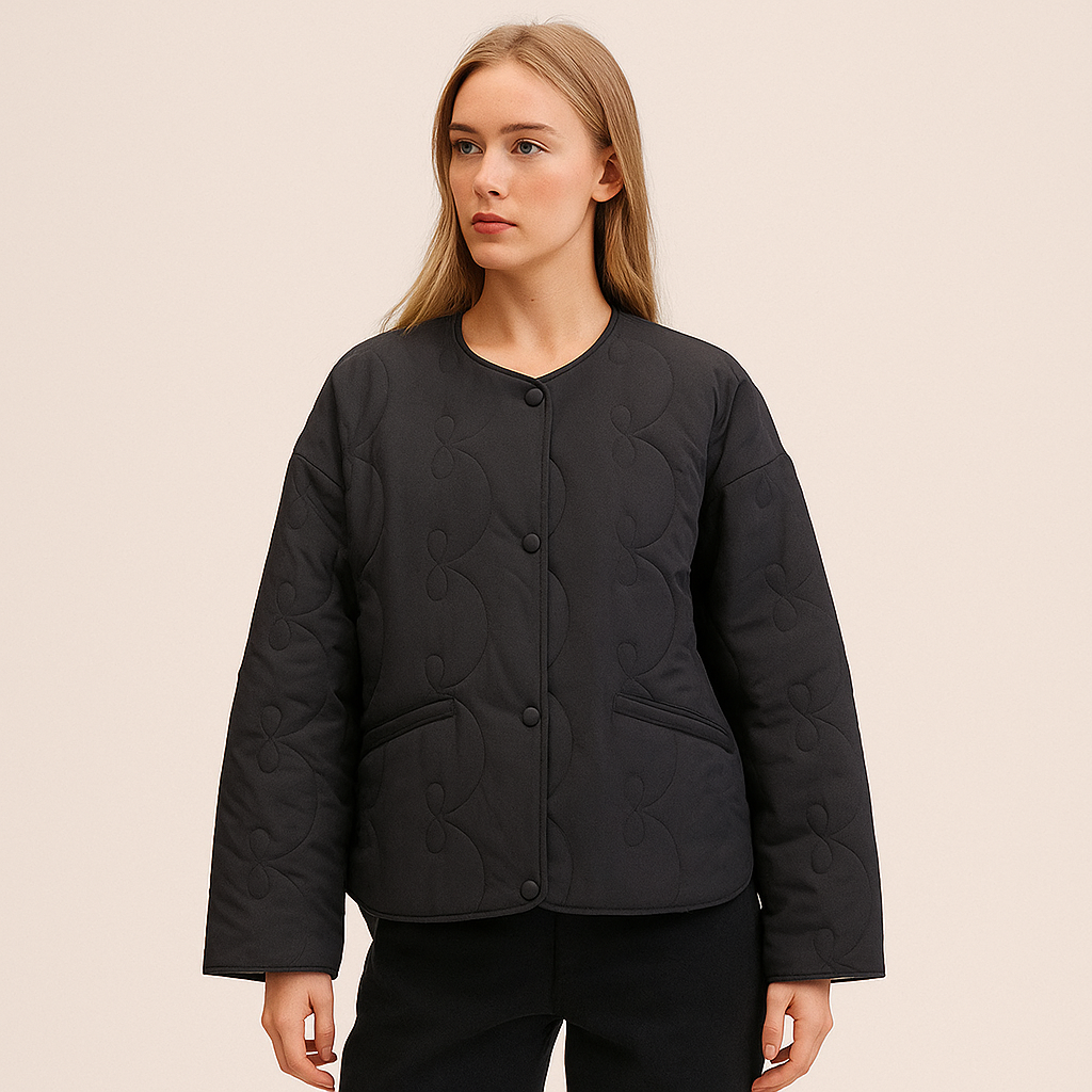 Gesteppte Jacke mit Schleifenmuster - Maeren