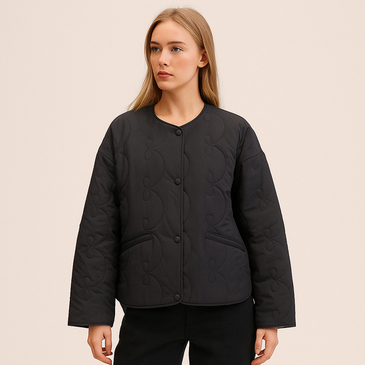 Gesteppte Jacke mit Schleifenmuster - Maeren