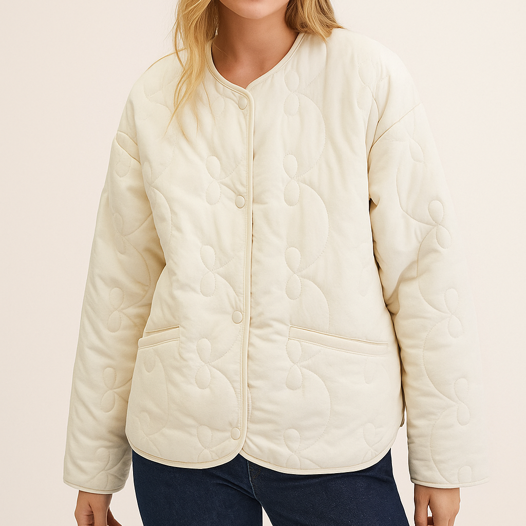 Gesteppte Jacke mit Schleifenmuster - Maeren