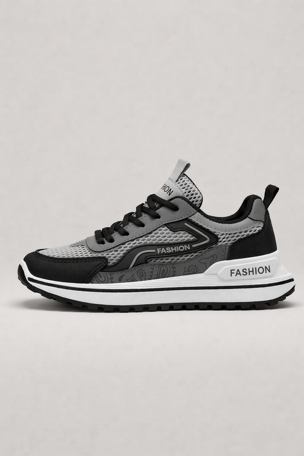 Atmungsaktive Mesh-Turnschuhe im urbanen Design für Männer - Rasken