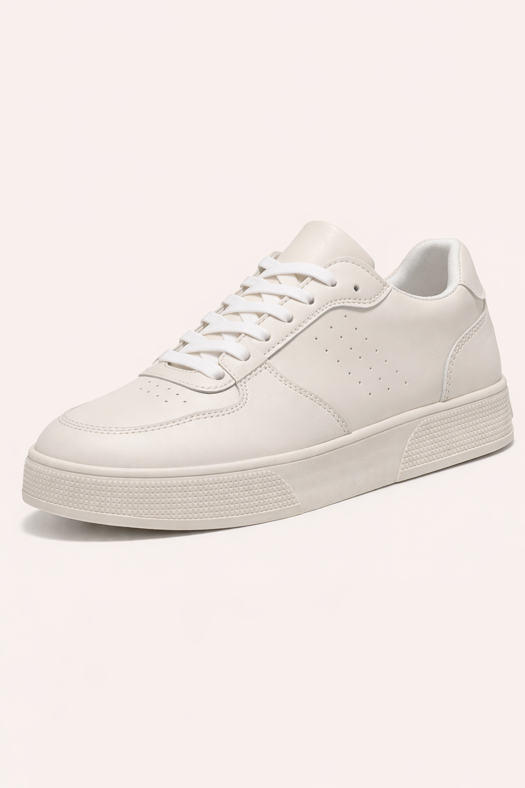 Sportliche Herren-Turnschuhe mit glatter Oberfläche - Kalen