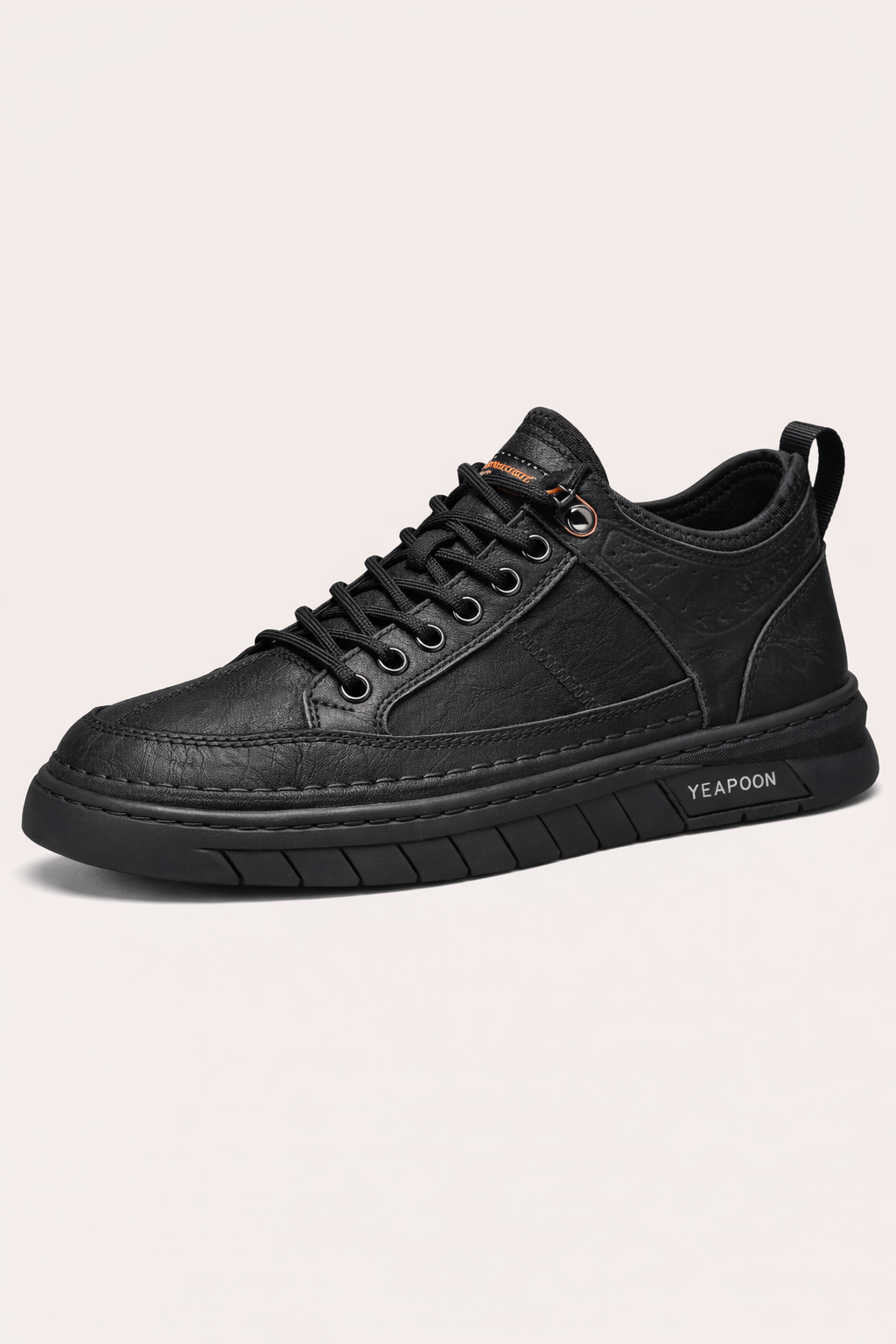 Sportliche Herren-Turnschuhe mit Ledereffekt - Dante