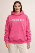 Damen-Kapuzenpullover mit Frontprint und Kängurutasche - Celira