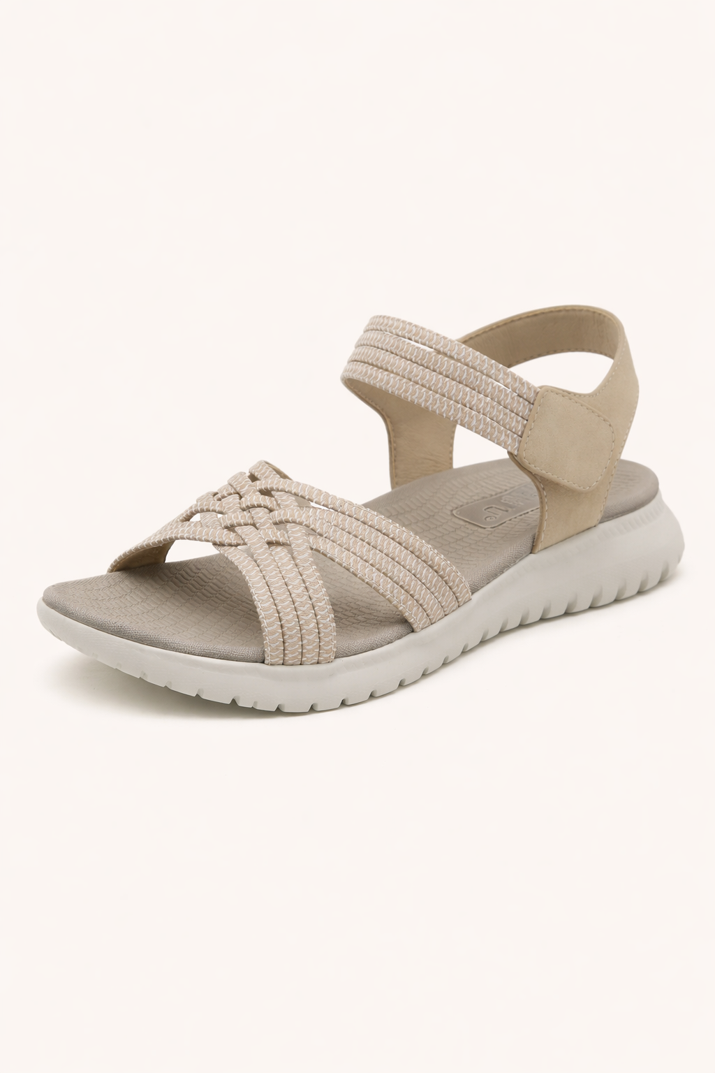 Orthopädische Damensandalen mit elastischen Laufriemen - Valery
