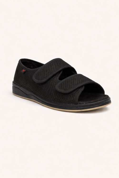 Atmungsaktive orthopädische Sandalen mit doppelt verstellbarem Verschluss für Diabetikerfüße - Ilse