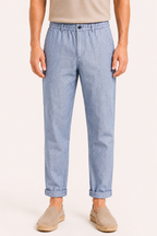 Leichte Leinenhose für Herren mit bequemer Passform - Matteo