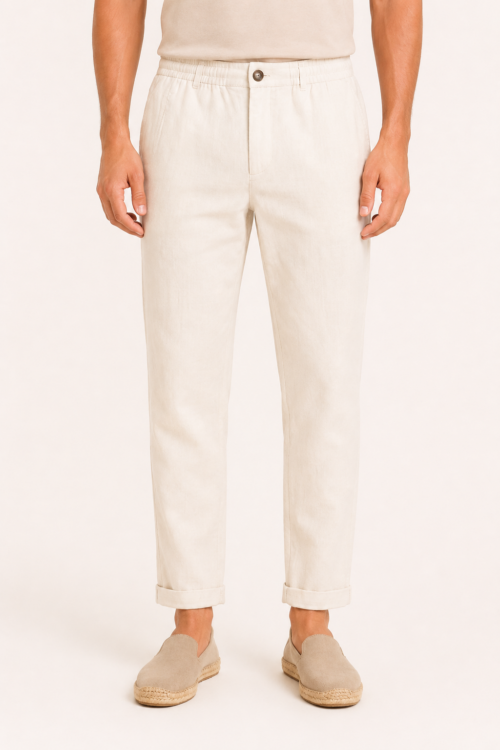 Leichte Leinenhose für Herren mit bequemer Passform - Matteo