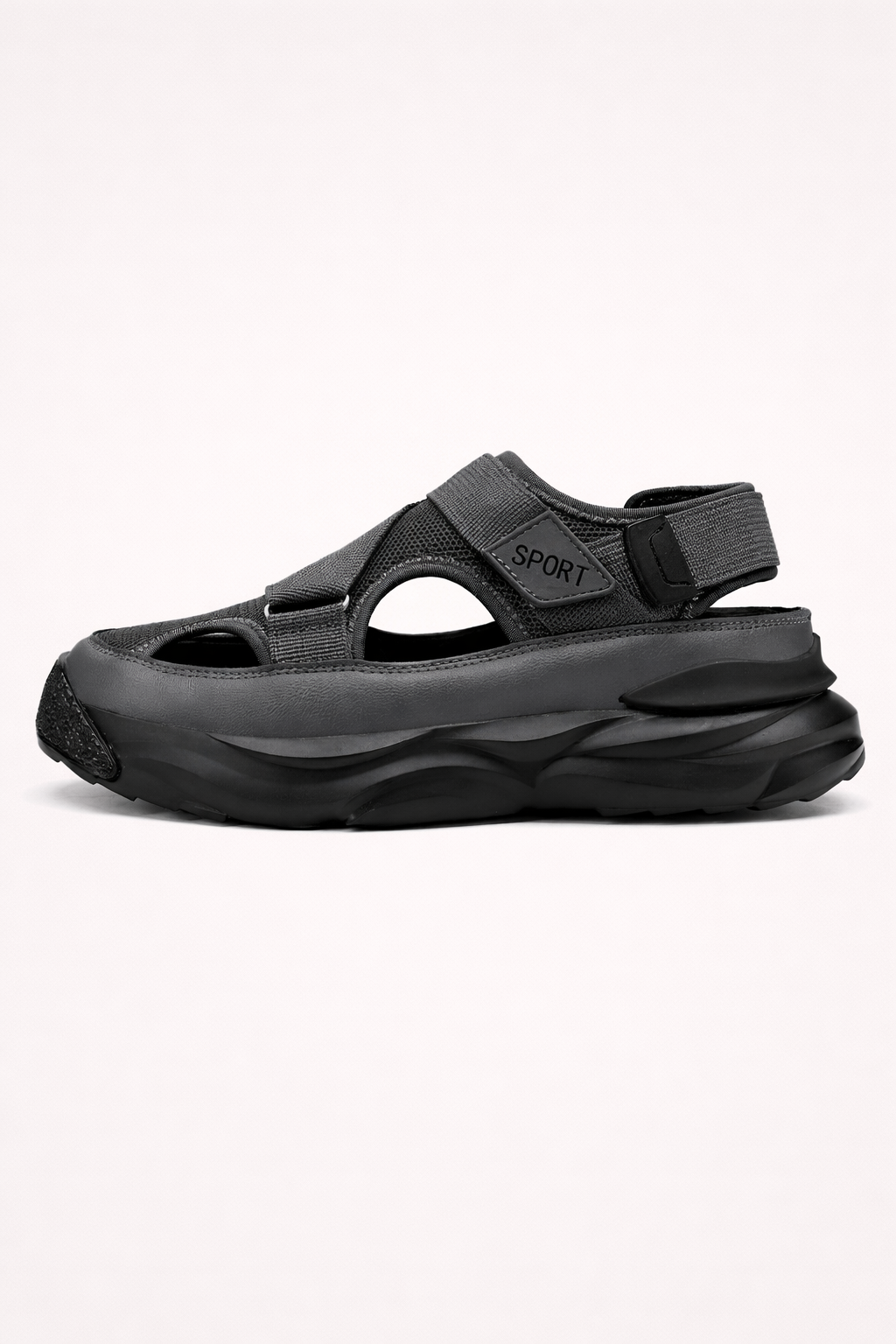 Herren-Sportsandalen mit dicker Sohle und Klettverschluss - Bruno