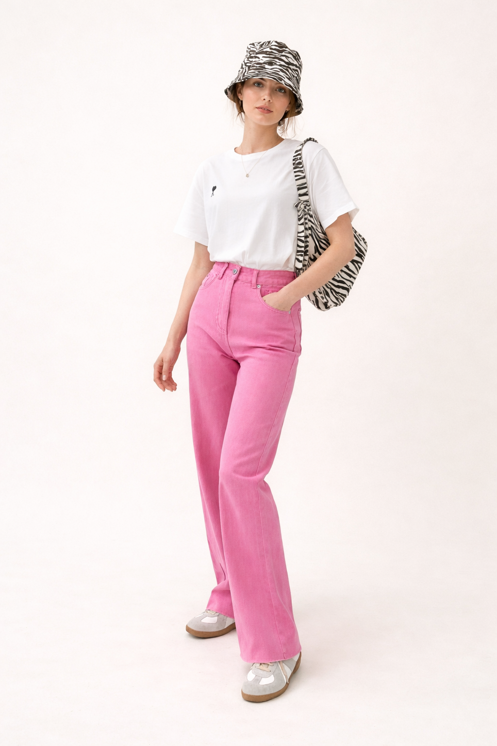 Damenjeans mit geradem Bein und hoher Taille - Neriva