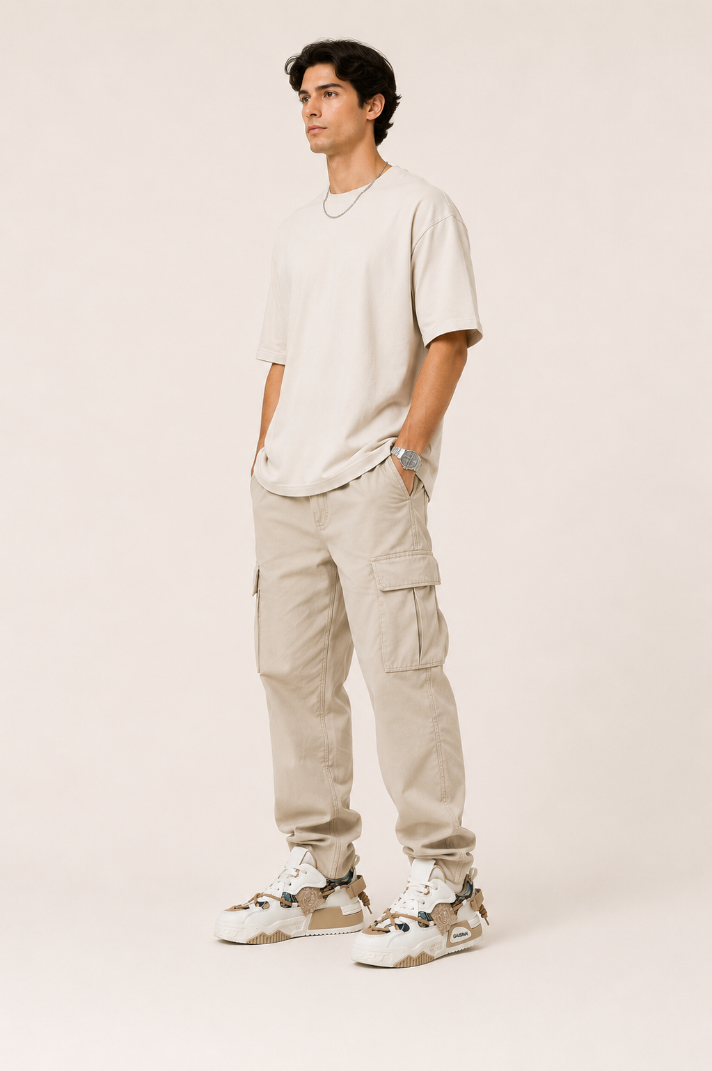 Urbane lässige Herren Sportschuhe mit dicker Sohle - Kaelor