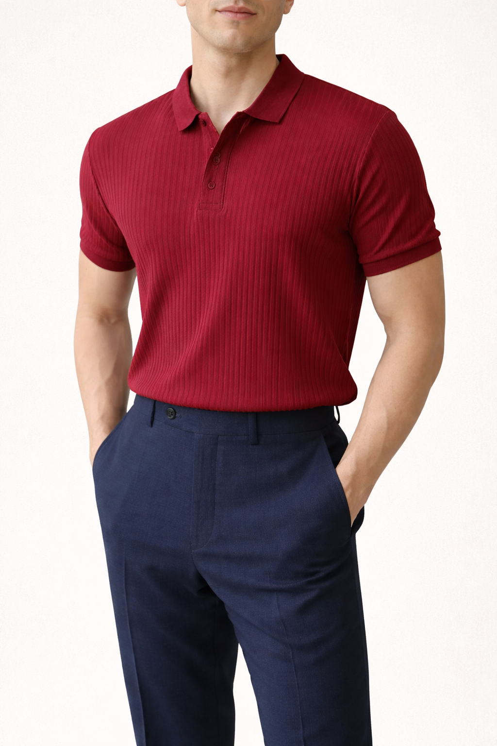 Poloshirt mit klassischem Kragen und schmaler Passform für Herren - Barrett