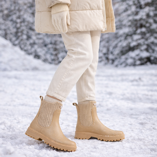 Wasserdichte, rutschfeste Damen-Regenstiefel - Lirena