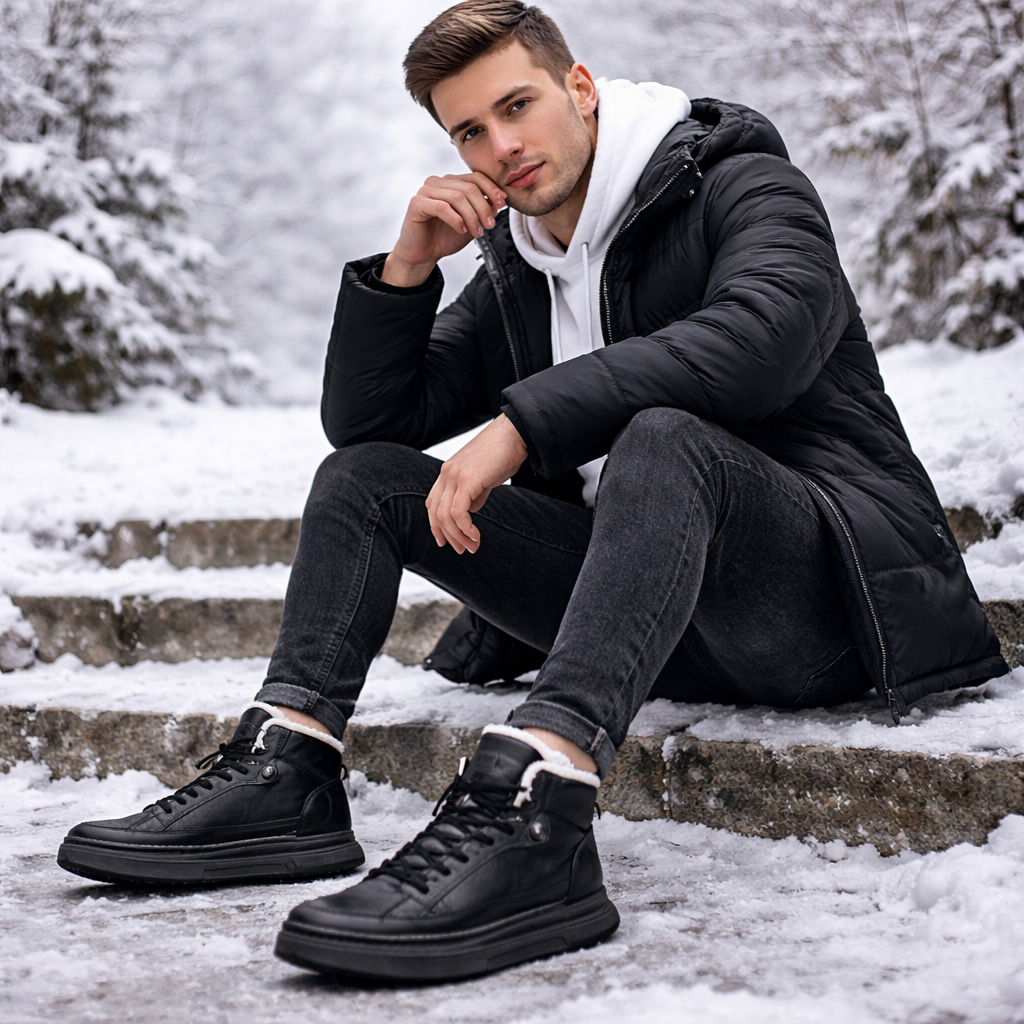 Herren-Winterschuhe mit Thermofleece-Futter - Branor