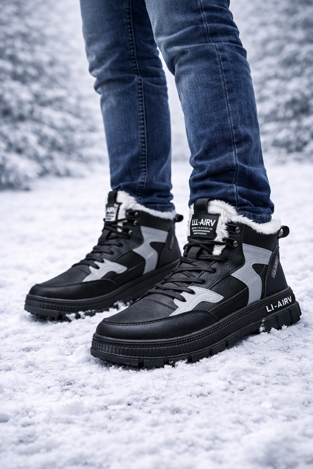 Herren-Winter-Thermostiefel - Brakov