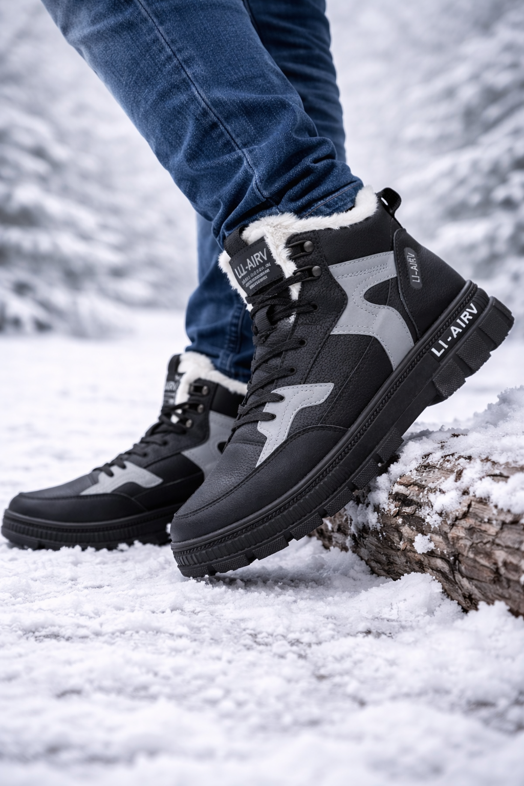 Herren-Winter-Thermostiefel - Brakov