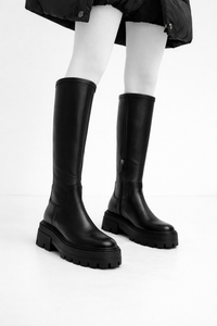 Hochhackige Plateaustiefel für Frauen - Kryndel