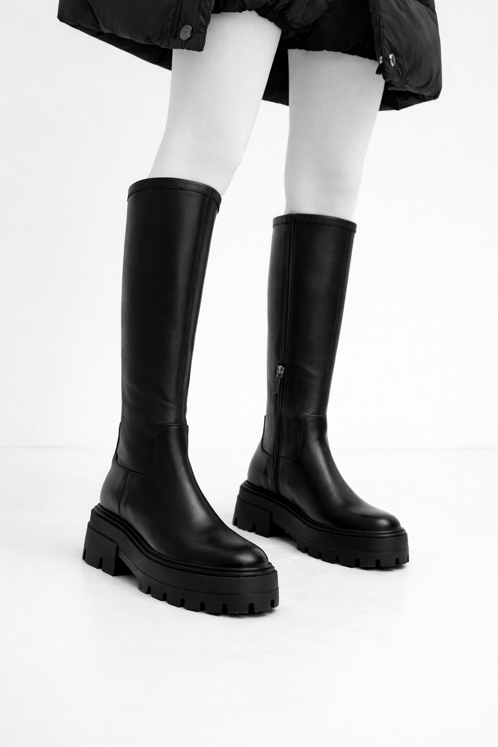 Hochhackige Plateaustiefel für Frauen - Kryndel