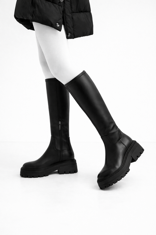 Hochhackige Plateaustiefel für Frauen - Kryndel