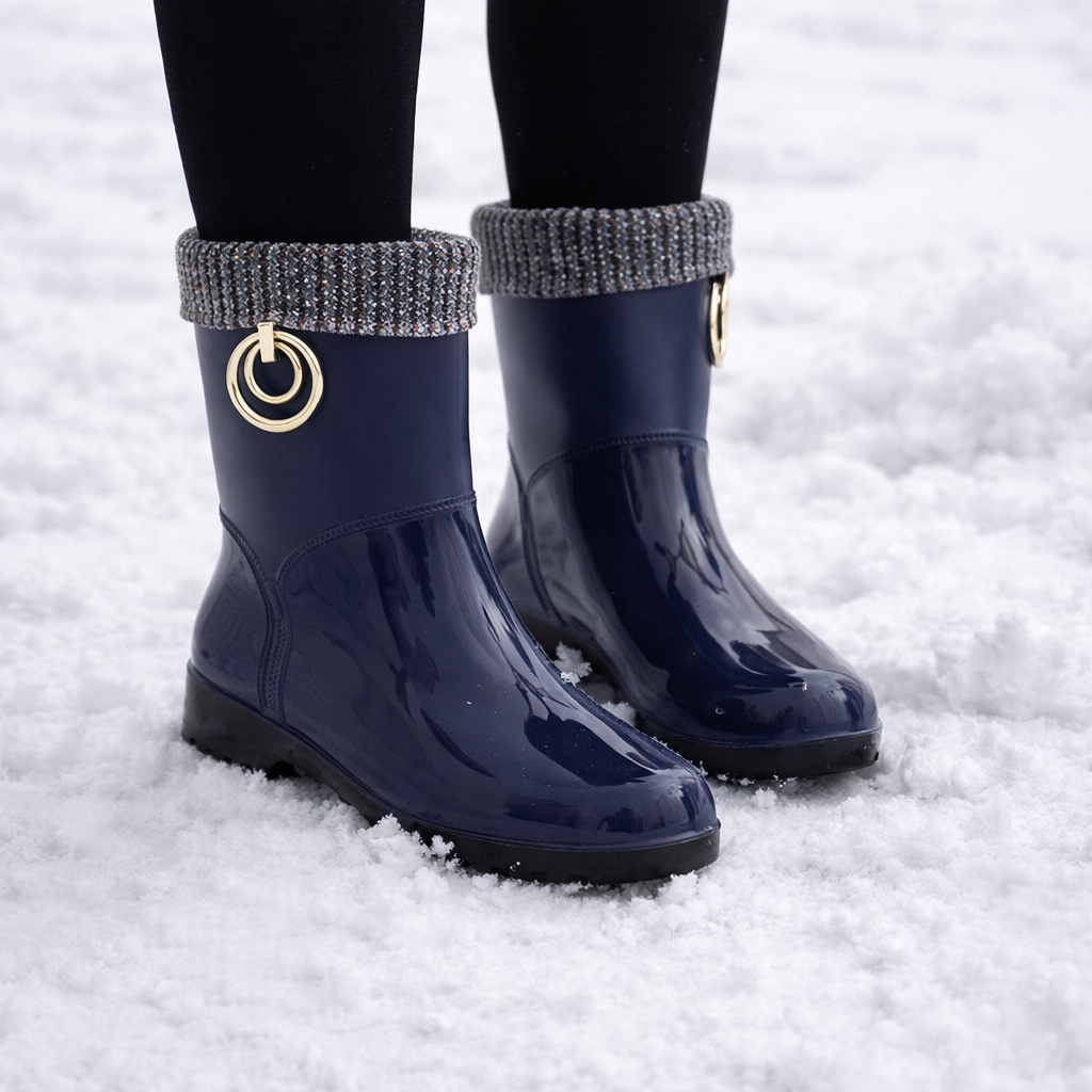 Wasserdichte Damen-Regenstiefel mit Innenfutter - Xavira