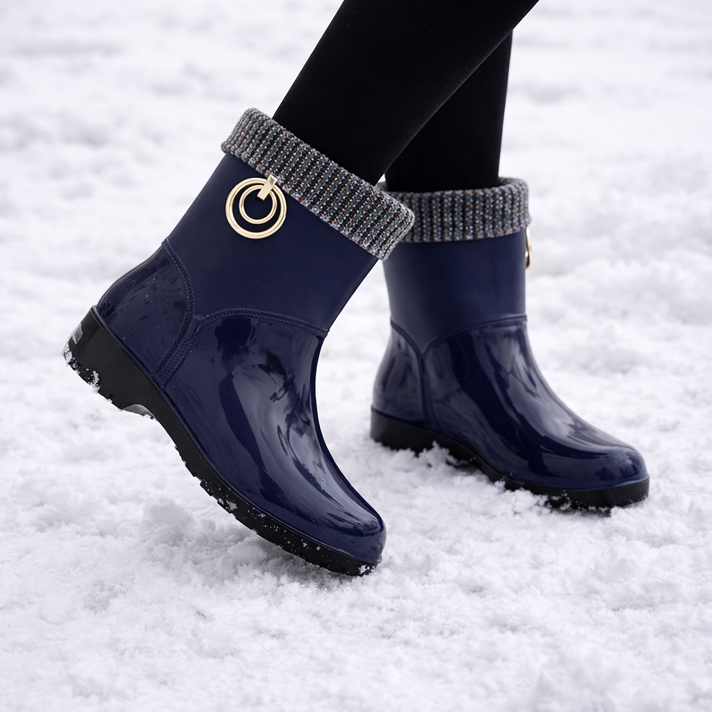 Wasserdichte Damen-Regenstiefel mit Innenfutter - Xavira