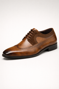 Klassische perforierte Oxford-Schuhe für Herren - Brevion