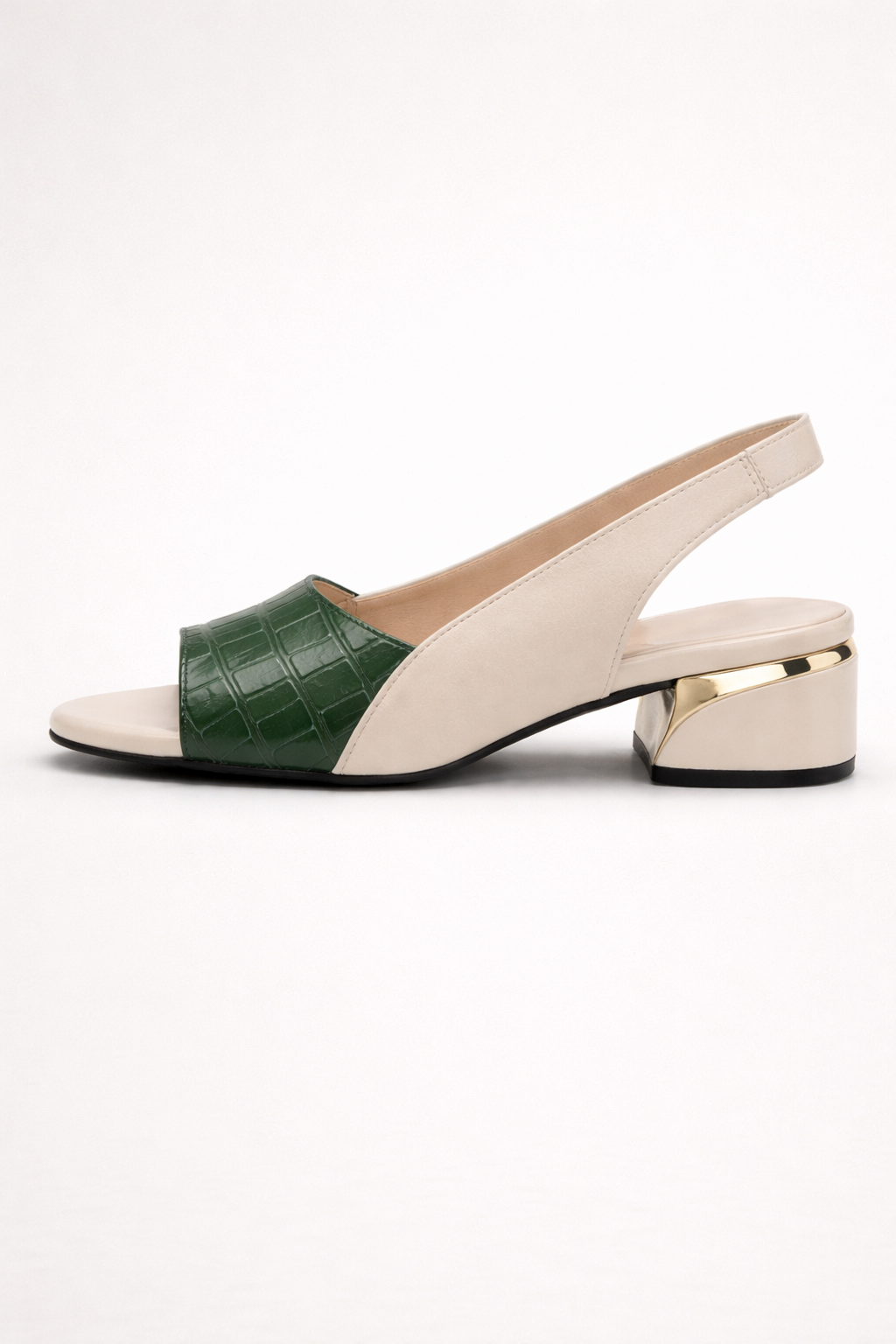Damen-Sandalen mit mittelhohem Absatz und elegantem Riemen - Lureva