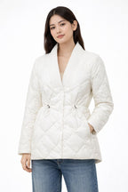 Steppjacke für Damen mit Taillenverstellung - Elvira