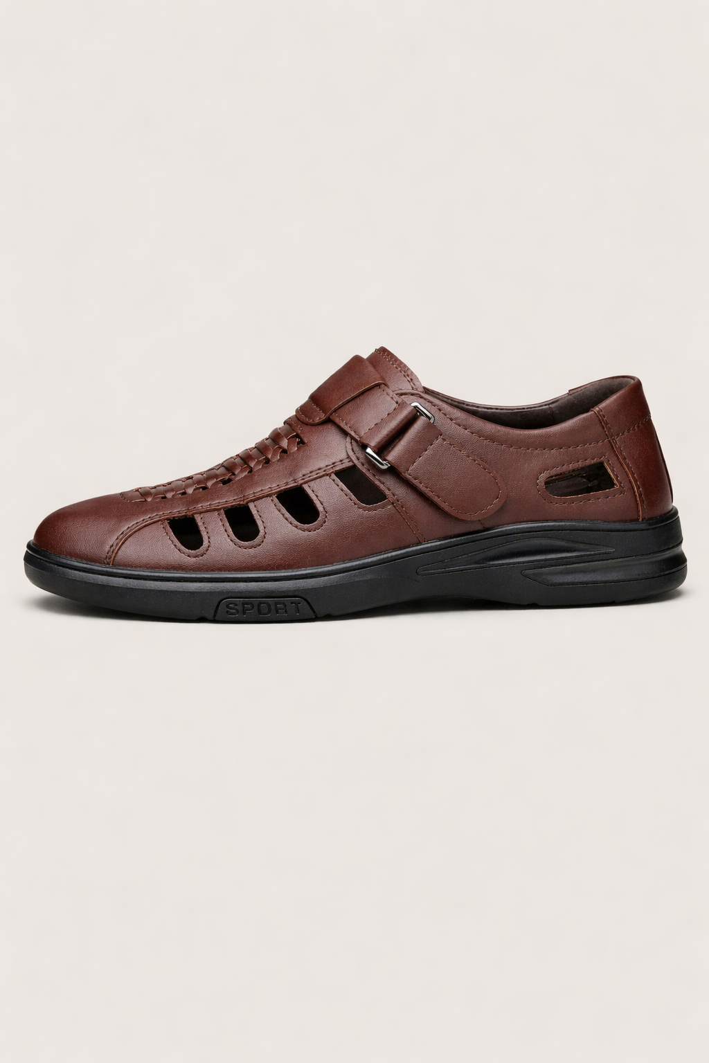 Herrensandalen mit Klettverschluss und belüftetem Design - Bruno