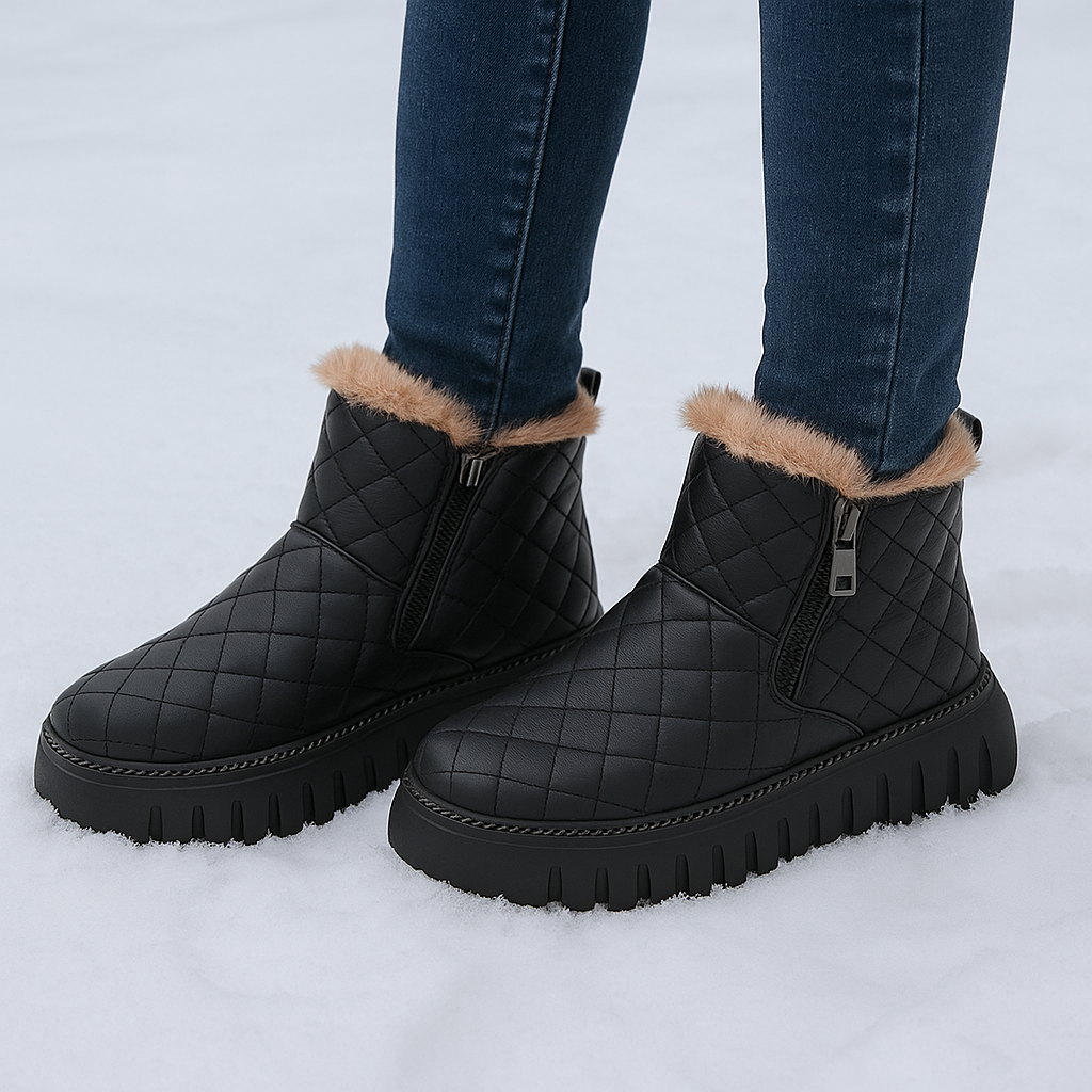 Gepolsterte Damenstiefelette mit Schutzeffekt - Linsara