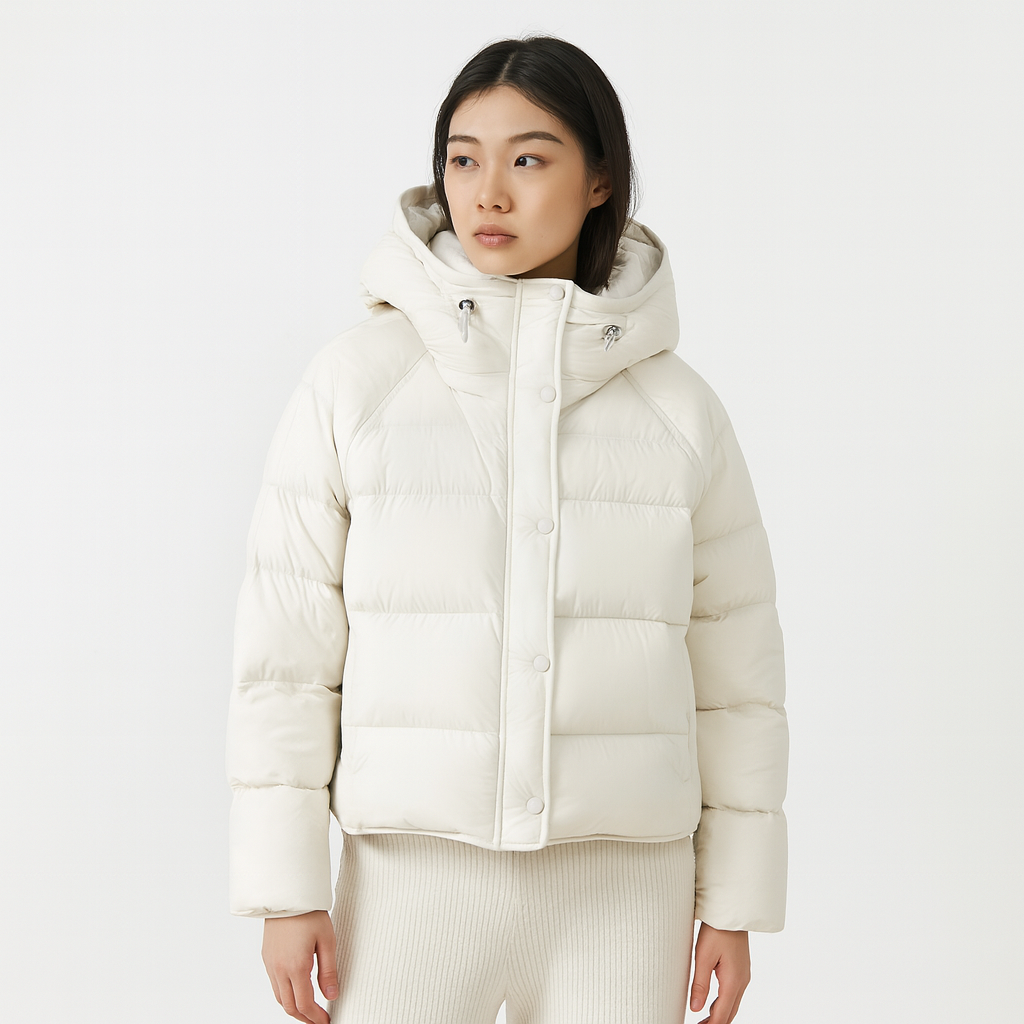Gesteppte Wickeljacke für Frauen - Yerinna