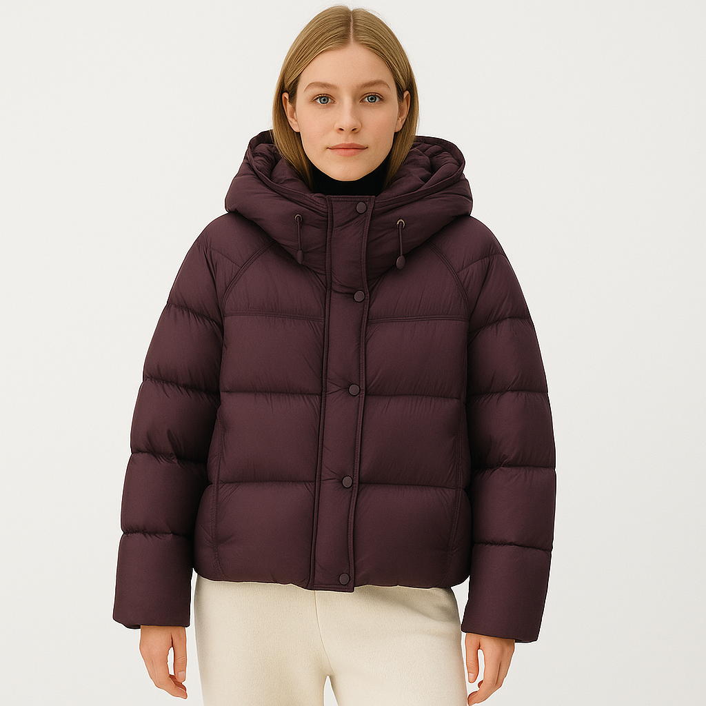 Gesteppte Wickeljacke für Frauen - Yerinna