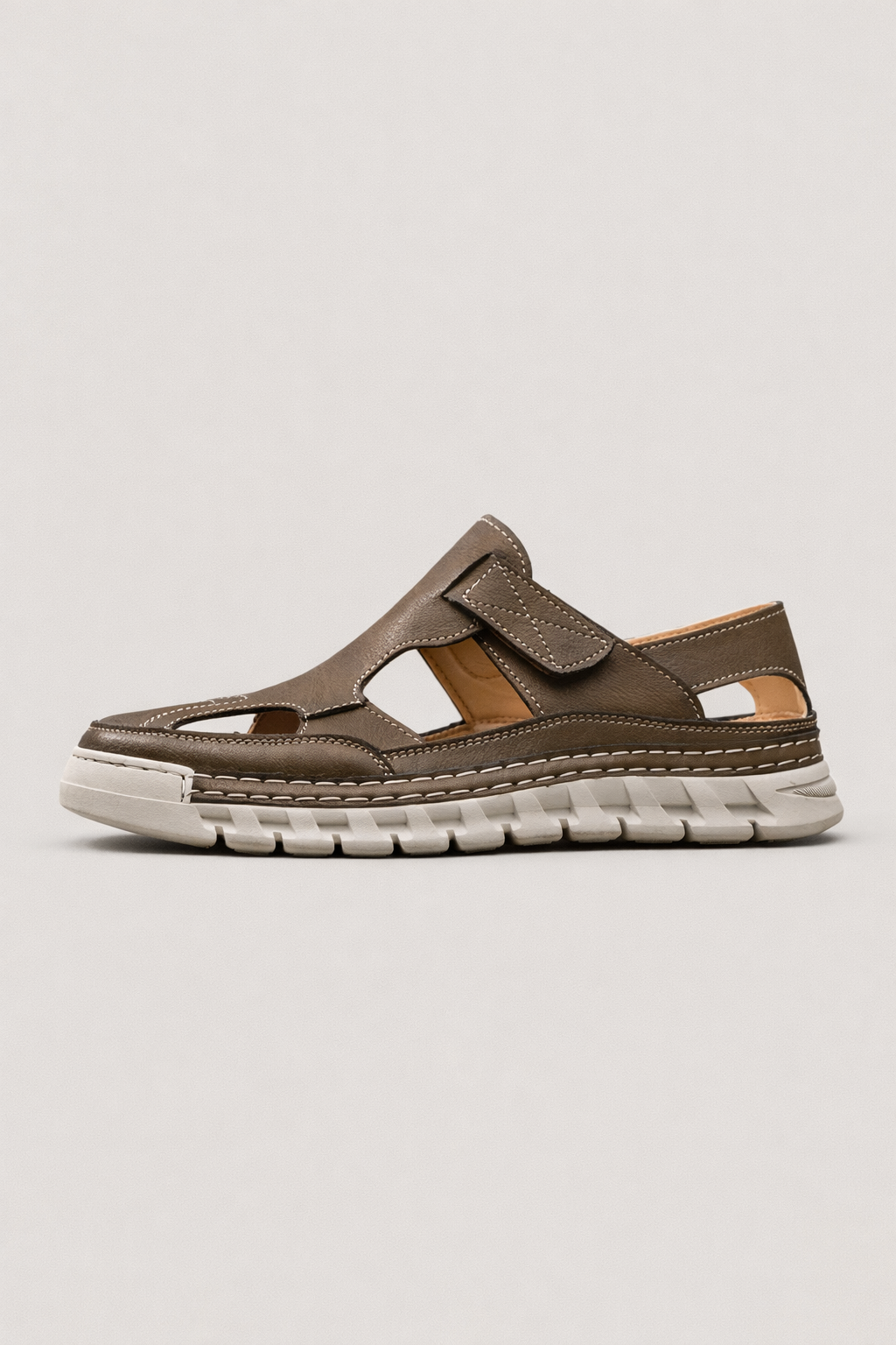 Orthopädische Herrenschuhe mit fester Sohle - Kasiel