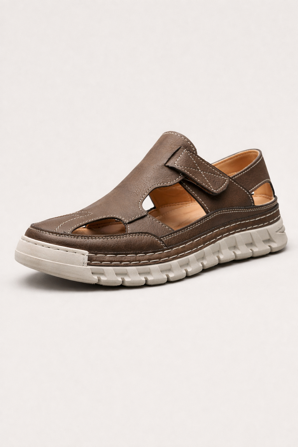 Orthopädische Herrenschuhe mit fester Sohle - Kasiel