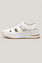 Orthopädische Damen-Komfort-Sandalen mit leichtem Keilabsatz - Vanne