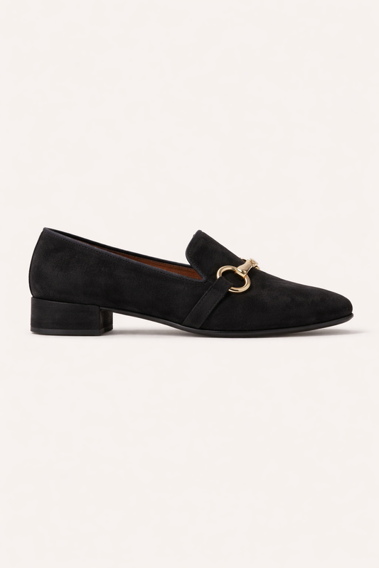 Mocassins pour femmes, plats, fermés, métallisés - Noreva