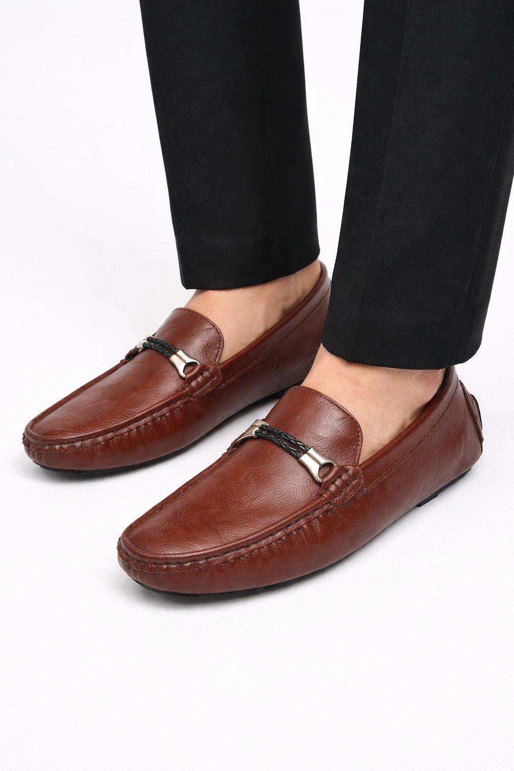 Herren Leder-Slipper - Rykor