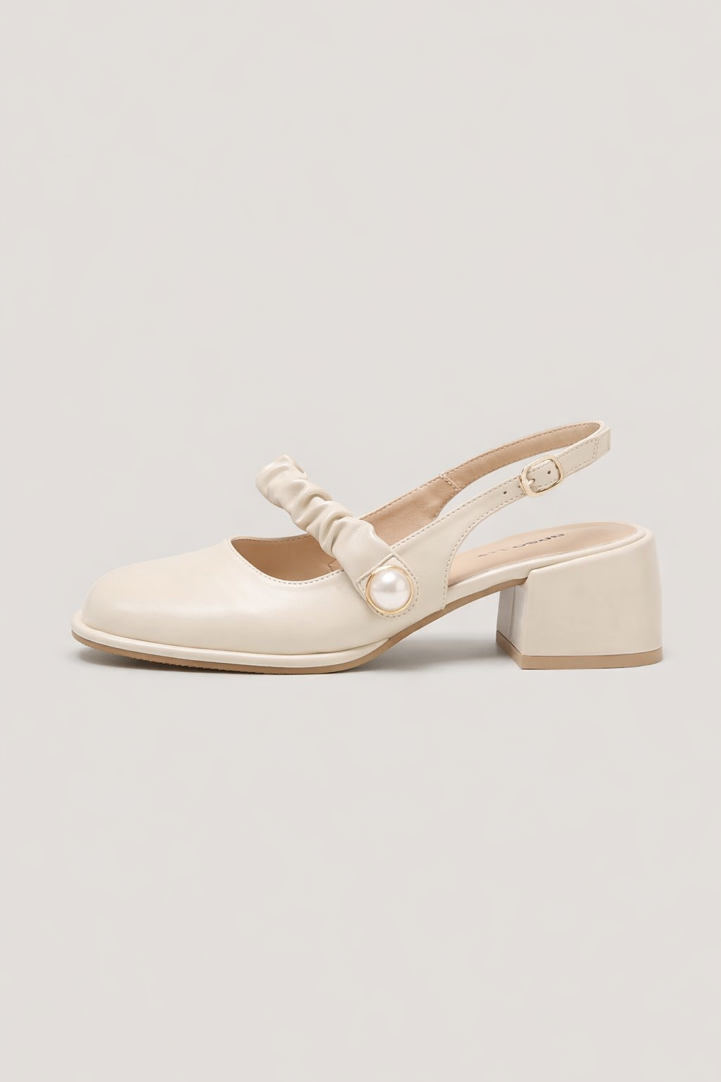 Weite Damen-Sandalen mit Perlenverzierung - Perla