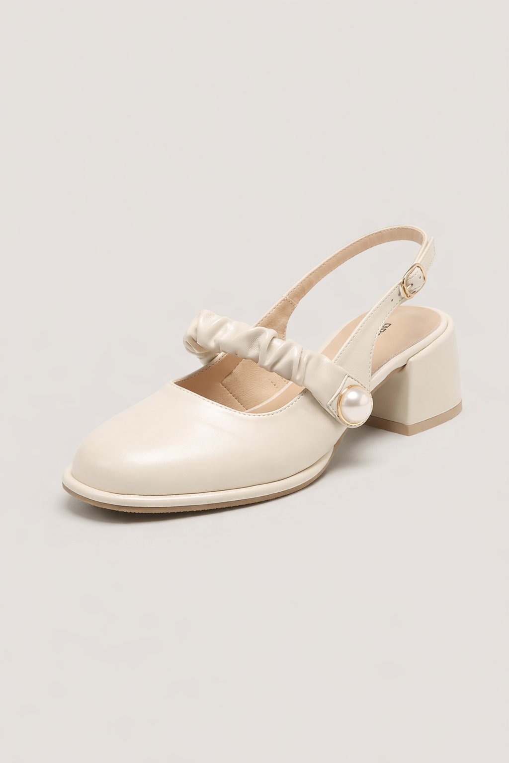 Weite Damen-Sandalen mit Perlenverzierung - Perla