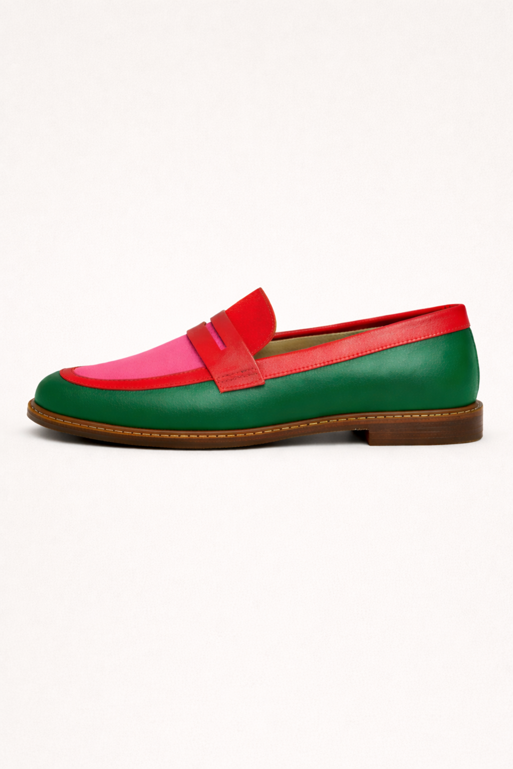 Bunt kombinierter Damen-Slipper - Nadine