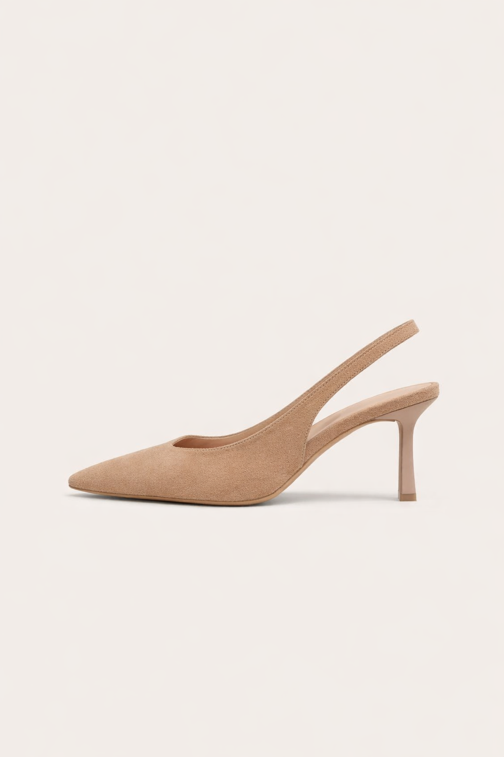 Geschlossene Damen-Slingback-Schuhe mit feinem Absatz - Elira