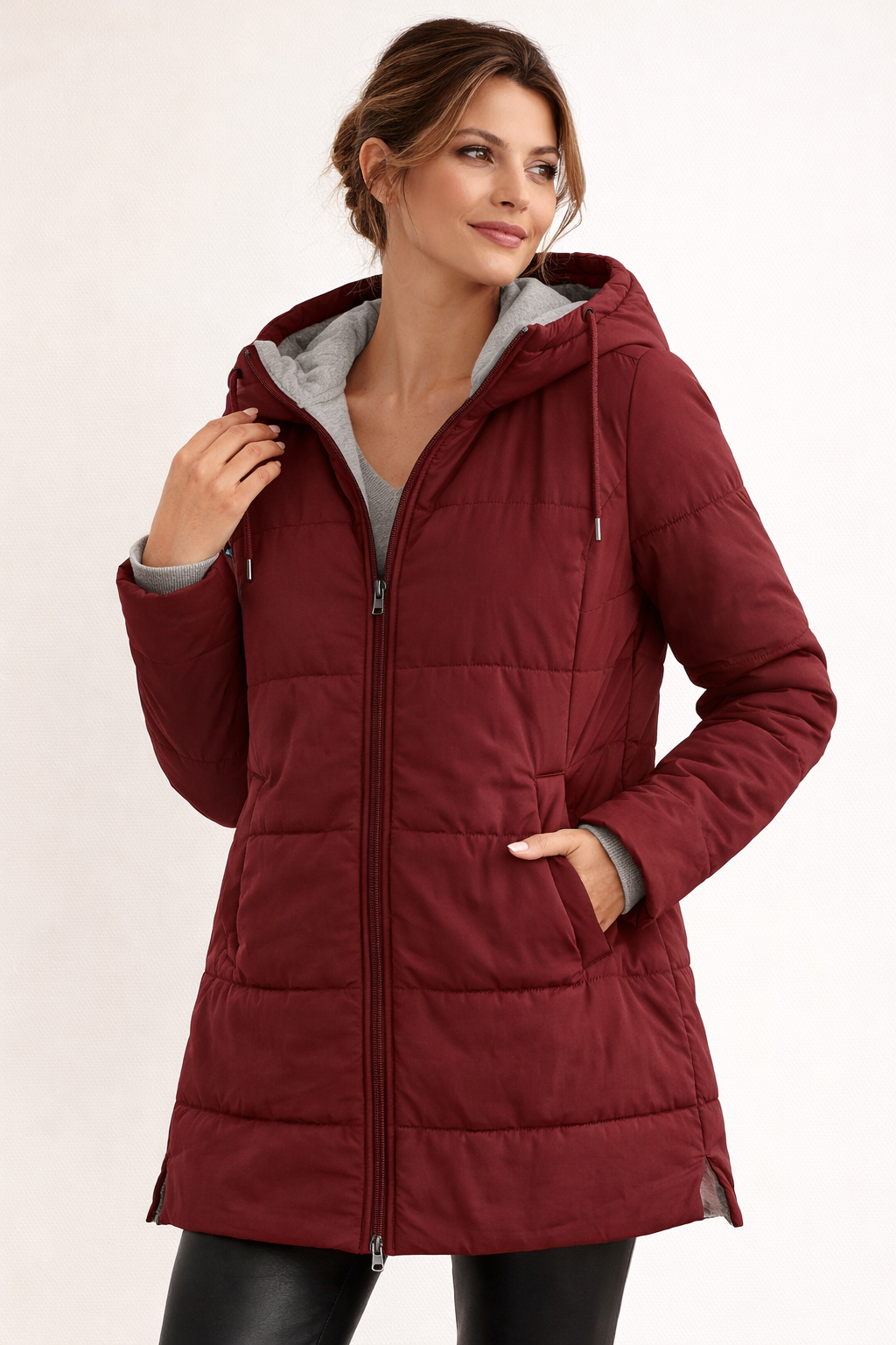 Leichte Steppjacke mit Kapuze für Damen - Lirene