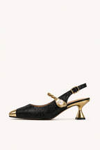 Damen-Halbschuhe mit Ristriemen - Loaiza