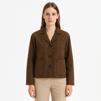 Kurze Damenjacke aus Wildleder - Maeris