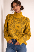 Locker sitzender Rollkragenpullover für Frauen - Nerava
